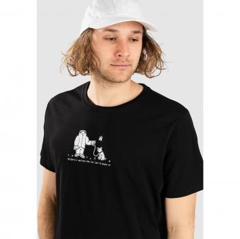 A.LAB T-shirt Noir de Patience