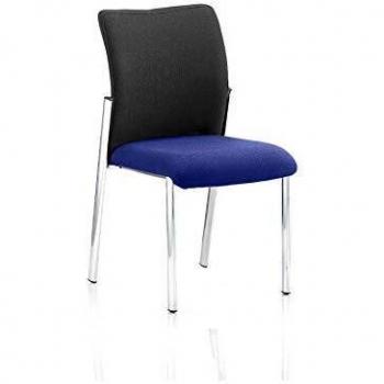 Academy Black Fabric Back Bespoke Colour Seat Without Arms Admiral