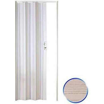 Puerta de Interior Plegable PVC Pino Blanco 88,5x214 cm Modelo Luciana