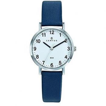 Montre Femme Certus Chic Cuir et Tissu Étanche 5 ATM