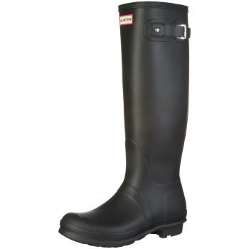 Black ORG Tall Women's Rain Boots with Warm Lining – Hunter UK 5