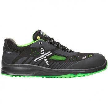 Scarpe antinfortunistiche Exena Revolt S1P ESD SRC 41 Green & Black
