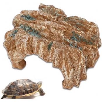 Décoration de Paysage Tortue en Résine 15x11x9cm