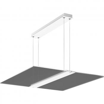 Sospensione LED quadrata DALI 64 cm 830 BEGA RZB Twindot S