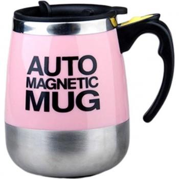 Self-Stirring Stainless Steel Mug