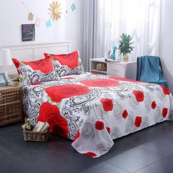 Floral Design Queen Sheet Set