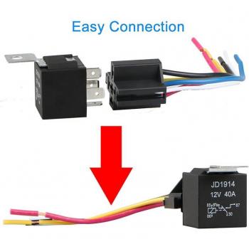 5pcs 12V 40A Normally Open Split Relay
