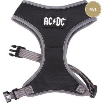 Arnés para Perros M/L ACDC Negro