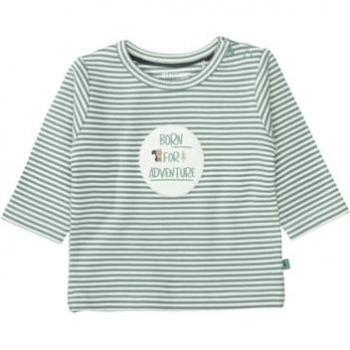 Staccato Camicia Verde Pallido a Righe