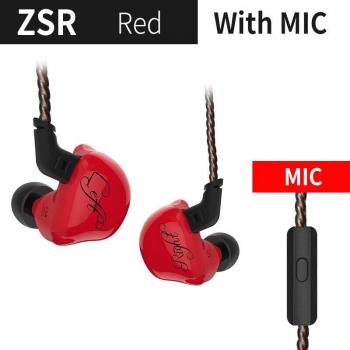 KZ ZSR Auriculares de Audio Híbridos 1DD + 2BA
