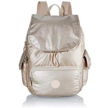 Kipling Women City Pack S Backpack Handbag, Gold (Cloud Metal), One Size