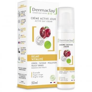 Crème Jour Bio Éclat Vitalité Visage 50 ml – Peaux Ternes et Fatiguées