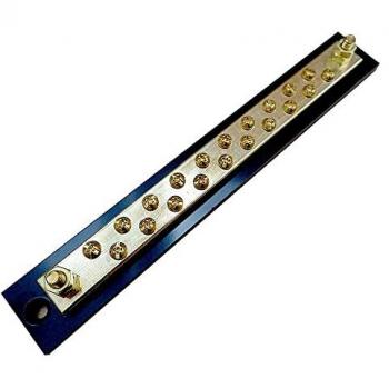 Marine Town 10-Contact Grey/Black Terminal Block – One Size 3939926