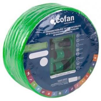 Coﬁan Flexolatex Tubo Traslucido 15 m Ø15 mm PVC Verde