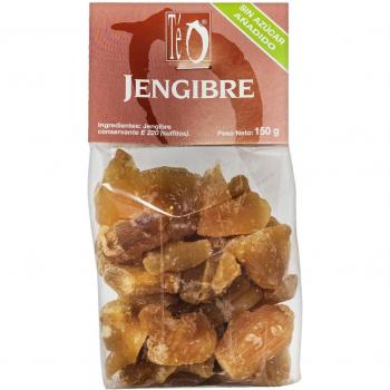 Jengibre 100% natural sin azúcar de TéO (150 g, paquete de 5)