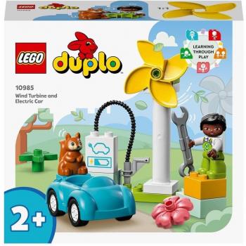 LEGO Duplo Town Aerogenerador y Coche Eléctrico 10985