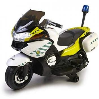 Moto Elettrica Guardia Civile 12V con Luci e Suoni per Bambini