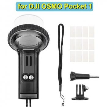 Underwater Case for DJI Osmo Pocket 1/2 with Buoyancy Floating Rod