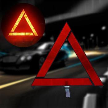 Triángulo de Advertencia Redonda para Coches