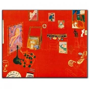 Bois Matisse Studio Rosso Multicolore 39x31cm