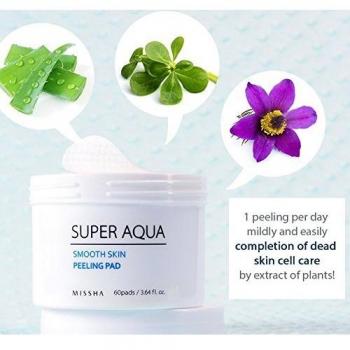 Missha Super Aqua Feine Hautreinigungspads – 60er