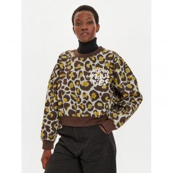 Felpa Alpha Industries Donna Regular Marrone 148030C