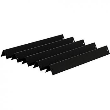 Set de rails d'arôme en porcelaine émaillée (5 pièces) 44,7 x 6 cm pour barbecue à gaz