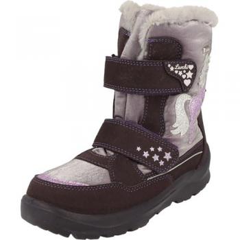 LURCHI Winterstiefel Kanani-SYMPATEX mit Blinkfunktion für Kinder, Größe 33, braun
