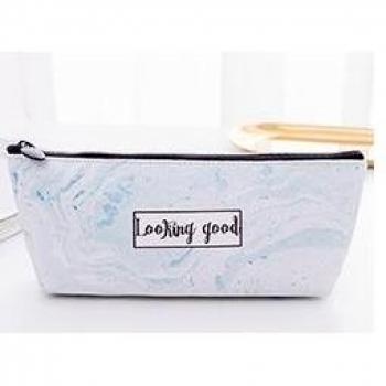 Porte-crayon Kawaii en cuir synthétique