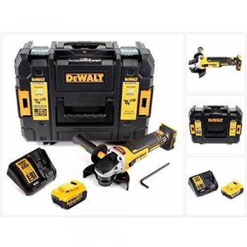 DeWALT Mini Amoladora con Kit Completo: Maletín, Batería y Cargador