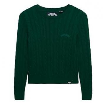 Superdry Green Essentials Crew Neck Sweater