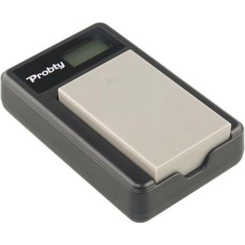 Chargeur USB LCD avec batterie BLS-5 7.4V 2000mAh pour Olympus E-PL2/E-PL5/E-PL6/E-PL7/E-PM2/E-M10 II/Stylus1