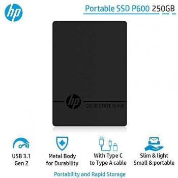 HP Disco Externo SSD 3xj06aa 250GB