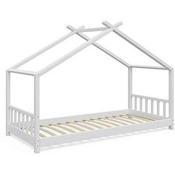 VitaliSpa Hausbett Design, Weiß, 90x200 cm