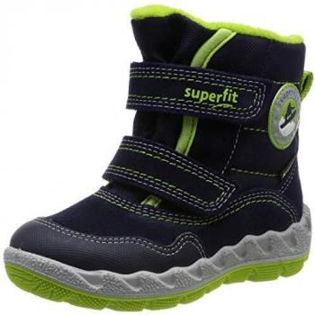Superfit Icebird Jungen Schneestiefel, Blau (Gore-Tex)
