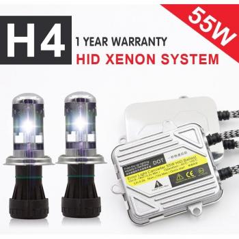 12V 55W HID Xenon Headlight Kit for H4