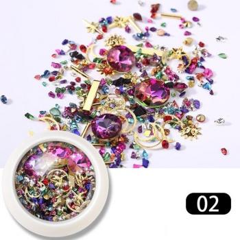 Colorful Rhinestone Nail Art Decorations