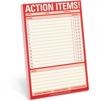 Knock Knock Action Items Pad