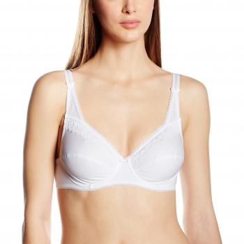 Playtex Women's Classic Cotton Support Underwired Bra, White 115C