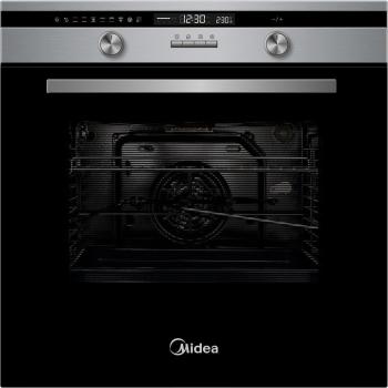 Midea MCO6070PPAJ Horno Multifunción Pirolítico 70L Negro/Acero Inoxidable