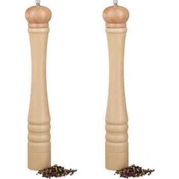 Heritage Wood Pepper Mill Pair