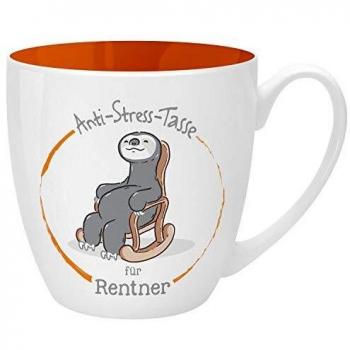 Anti-Stress Tasse für Rentner, 45 cl, Rot