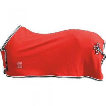 Rotes Pferdefleecedeckchen „Horse Guard“, 135 cm