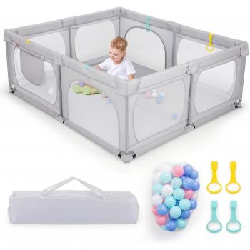 Recinto per Bambini con Cerniera e Tasca Portaoggetti