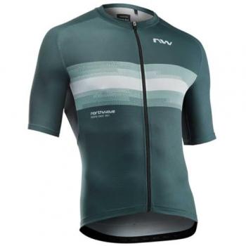 Northwave Force Evo Verdastro Bianco Manica Corta L