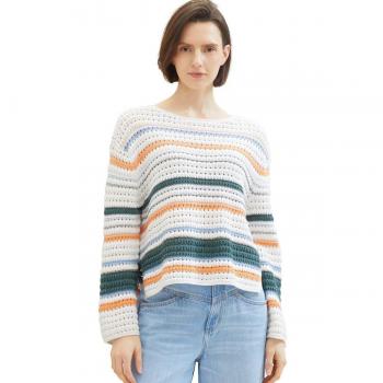 Tom Tailor Pullover 1040352 Bunt Loose Fit M weiblich