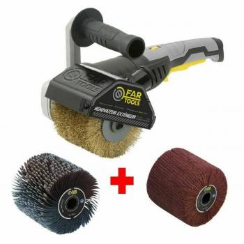 Rénovateur Électrique FARTOOLS REX120C avec Brosses Nylon et Lanières