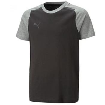 TeamCUP Casuals T-Shirt für Kinder – Puma, Schwarz, Größe 152