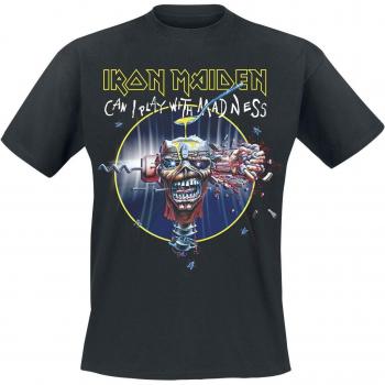 Iron Maiden „Can I Play With Madness“ Herren‑T-Shirt Schwarz Größe XXL