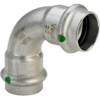 Viega Sanpress Inox Bogen 18mm 90° SC-Contur Edelstahl